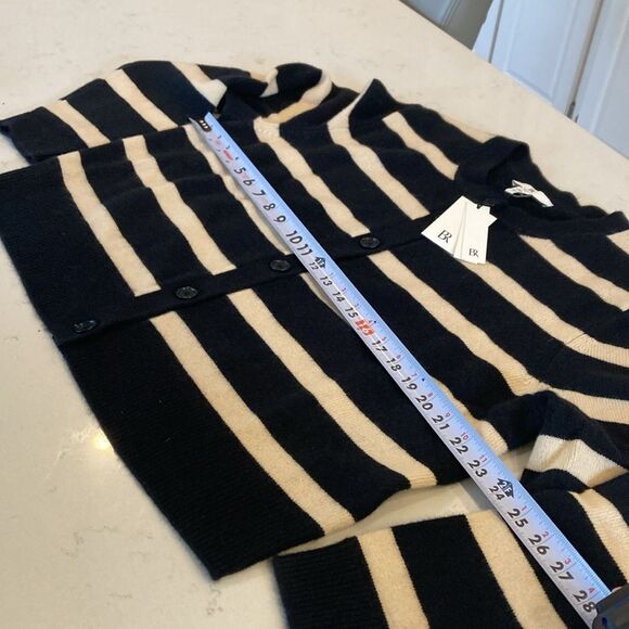 Banana Republic SET Square Neck Sweater Tank + Relaxed Cashmere Cardigan Striped - Picture 6 of 10